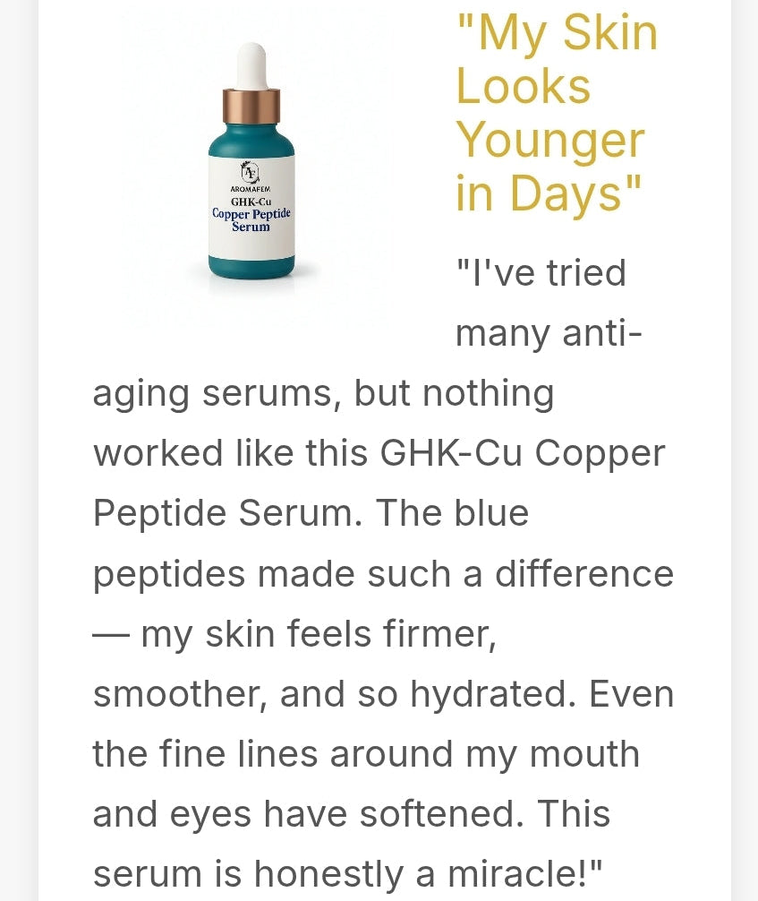 Copper Peptide Serum Aromafem Copper Peptide Serum Aromafem